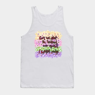 Start the weekend again funny party print Tank Top